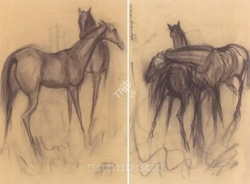 Das, Sunil (Artist). Untitled, 1960 | Drawing, So.NeY/01.04.05, 2005 · Sotheby's
