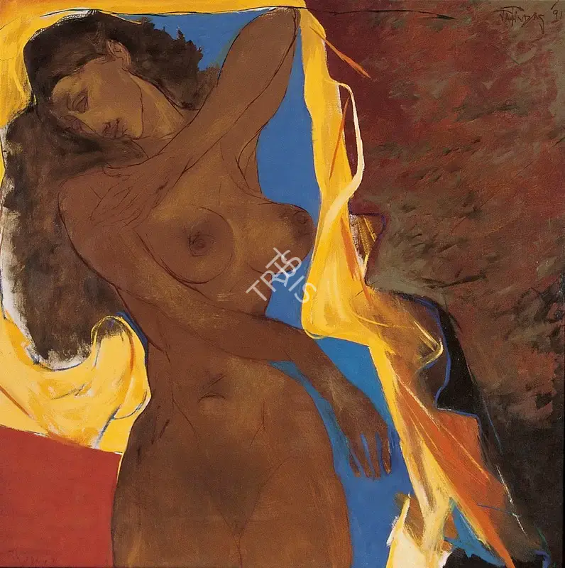 Jatin Das (Artist), Untitled, 1991, Painting