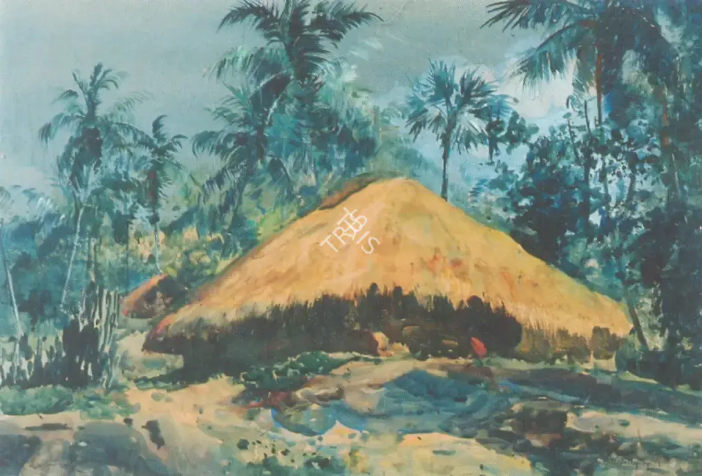 William Spencer (Artist), Humble Dwelling, Malabar Coast, Painting