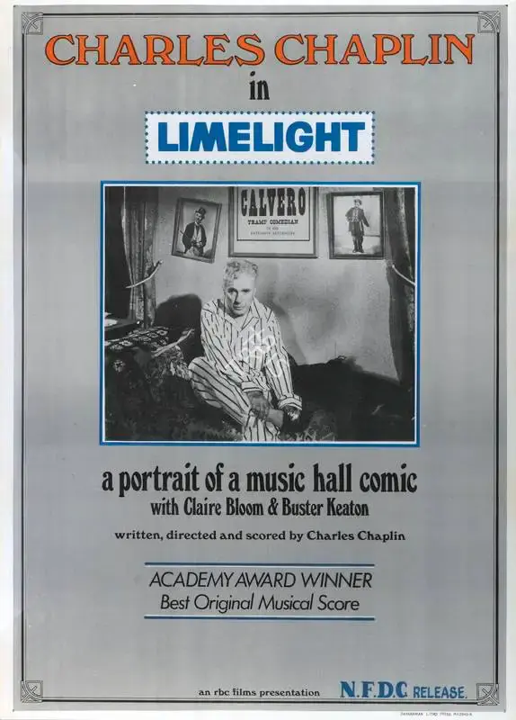Charlie Chaplin (Producer), Limelight, 1952, Poster