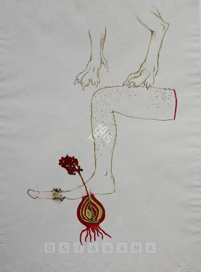 Mithu Sen (Artist), Untitled, 2005, Painting