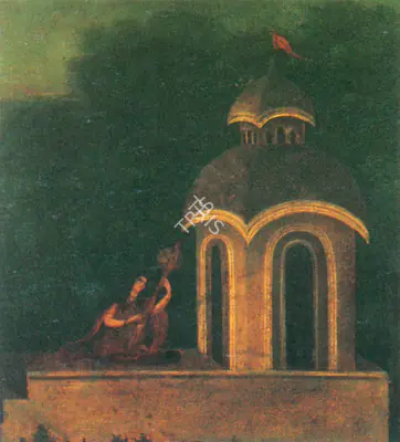 Bengal School (Artist), Meera, 1910, Painting