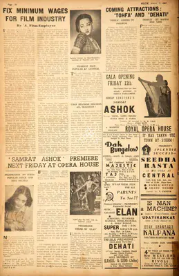 Samrat Ashok' Premiere Next at Opera House, 1948, Film Review