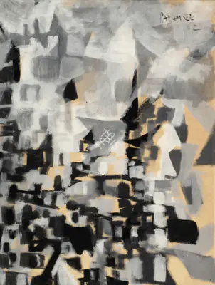 Akbar Padamsee (Artist), Landscape, 1962, Painting