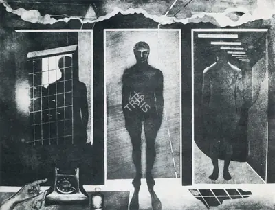 Anupam Sud (Artist), Biography of a Crime, 1976, Graphic Art