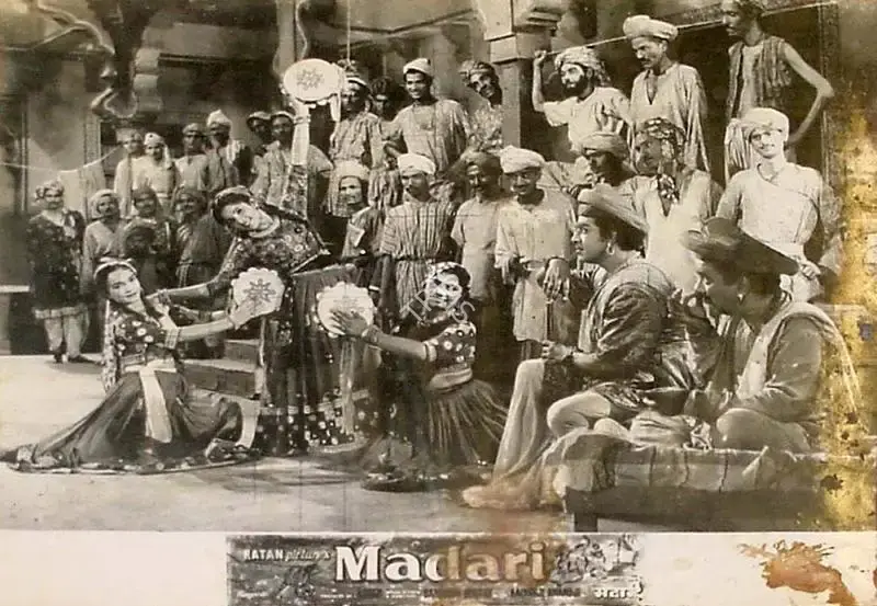 Ratan Kumar (Producer), Madari, 1959, Lobby Card