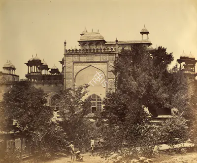 Felice Beato (Photographer), Akbar's Tomb. Secundra near Agra, 1859, Antiquarian Photograph
