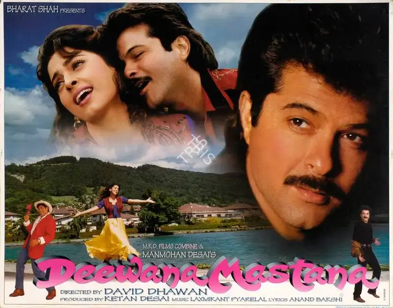 Rajan Kinagi (Cinematographer), Deewana Mastana, 1997, Lobby Card