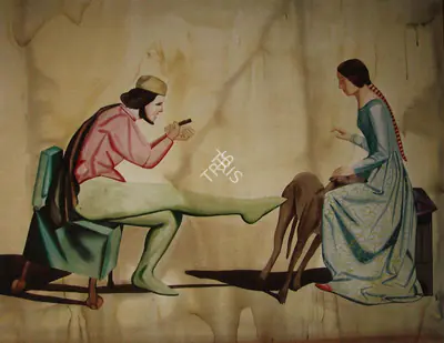 Shibu Natesan (Artist), The Sealed Couple, Painting