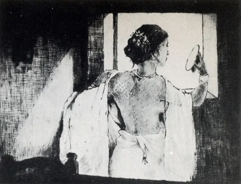 Mukul Dey (Artist), Untitled, Painting