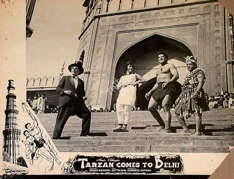 Surinder Kapoor (Producer), Tarzan Delhi Me, 1965, Lobby Card