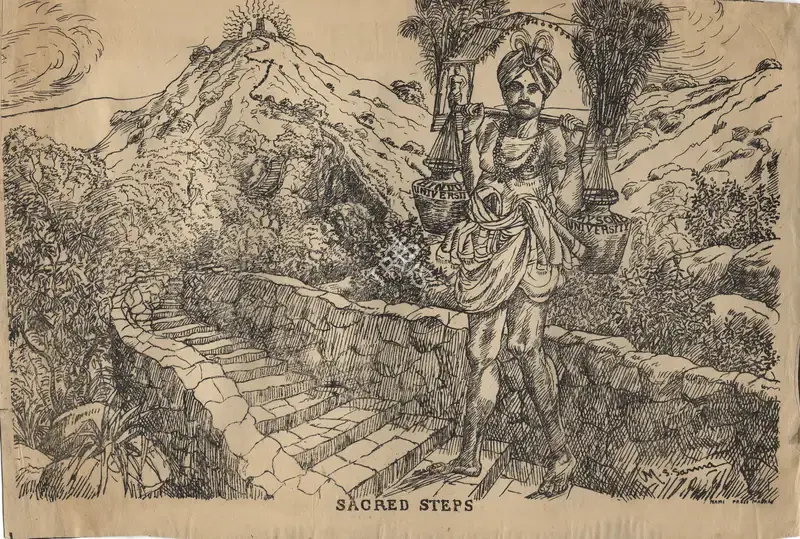 M.S. Sarma (Artist), Sacred Steps, Political Propaganda