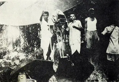 Subrata Mitra (Cinematographer), Pather Panchali, 1955, Working Still