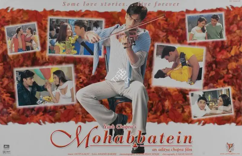 Yash Chopra (Producer), Mohabbatein, 2000, Lobby Card