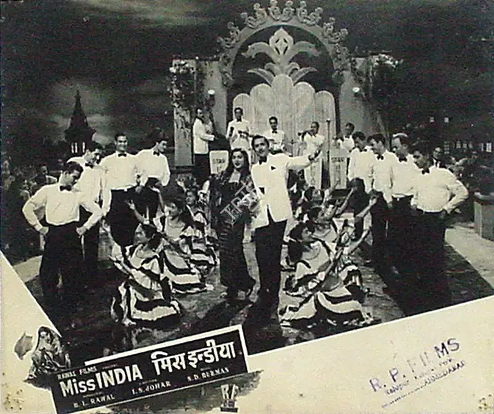 Ramachandra (ii) (Cinematographer), Miss India, 1957, Lobby Card