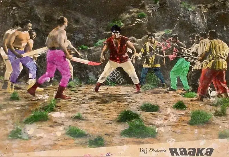 D.N. Sathi (Producer), Raaka, 1965, Lobby Card