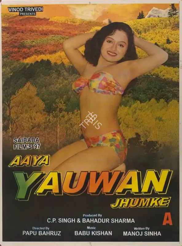 Bahadur Sharma (Producer), Aaya Yauwan Jhumke, 1999, Full Sheet Poster
