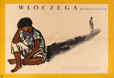 Jerzy Jaworowski (Poster Designer), Awara, 1951, Poster
