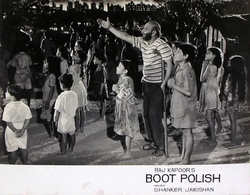 Taru Dutt (Cinematographer), Boot Polish, 1954, Lobby Card