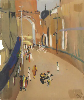 H.A. Gade (Artist), Untitled, 1940, Painting