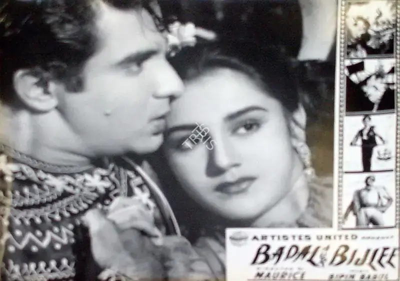 Four Aces (Producer), Badal Aur Bijlee, 1956, Lobby Card
