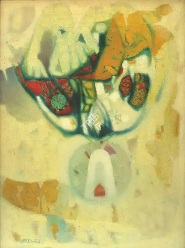 Ali, J. Sultan (Artist). Sangam, 1976 | Painting, De.Onl/05.07.25, 2025 · deRivaz & Ives