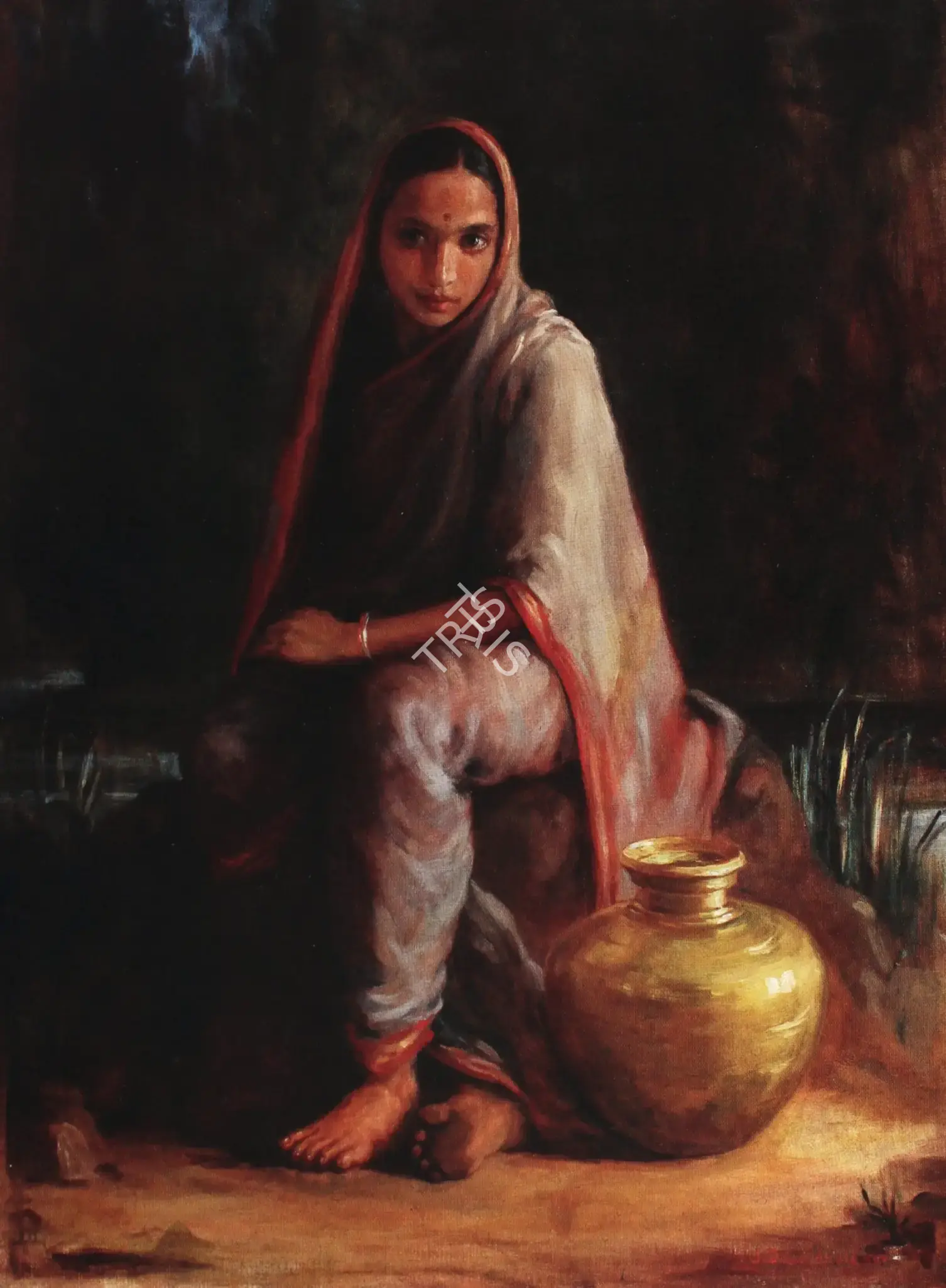 Janardhan Dattaray Gondhalekar (Artist), Untitled, Painting