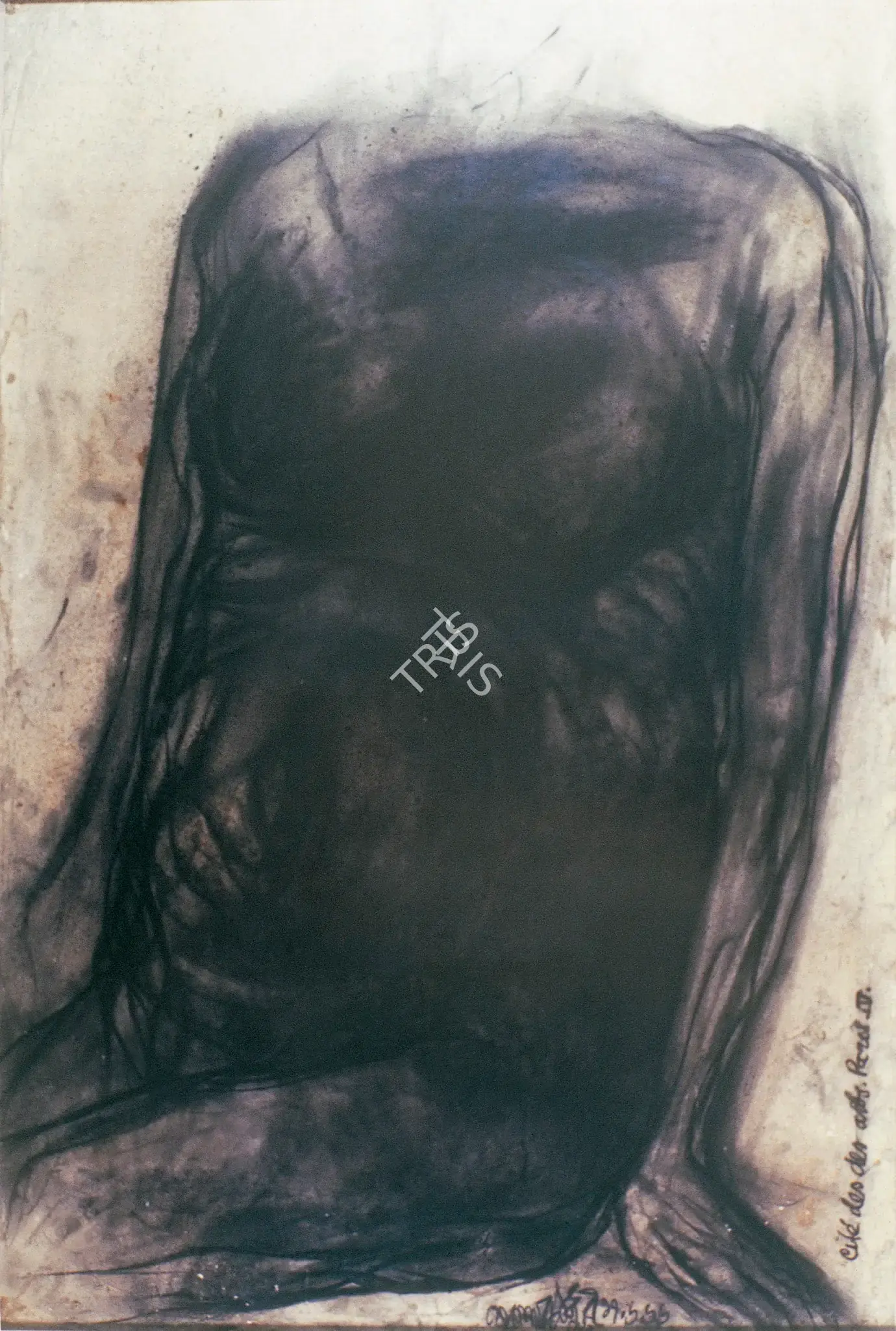 Jogen Chowdhury (Artist), Torso, 1966, Painting