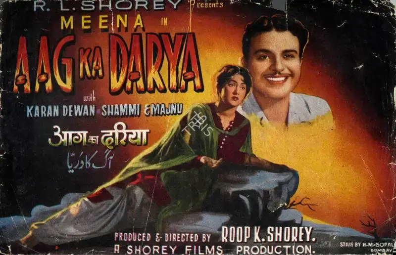 Roop K. Shorey (Producer), Aag Ka Darya, 1953, Song-Synopsis Booklet