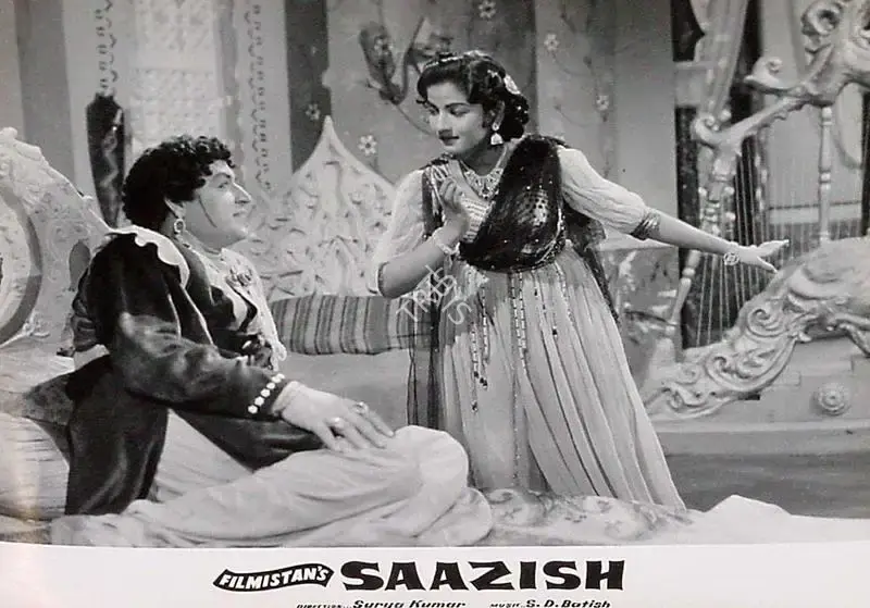 Surya Kumar (Director), Saazish, 1959, Lobby Card