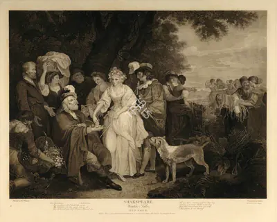 After Francis Wheatley (Artist), Winter's Tale, 1792, Aquatint