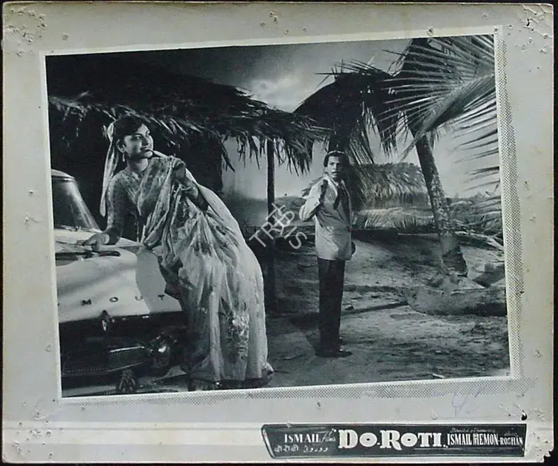 P. John (Cinematographer), Do Roti, 1957, Lobby Card