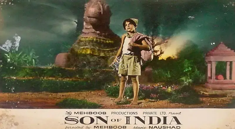 Mehboob (Producer), Son Of India, 1962, Lobby Card
