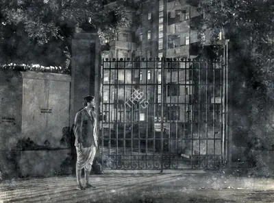 Radhu Karmakar (Cinematographer), Jagte Raho, 1956, Photographic Still