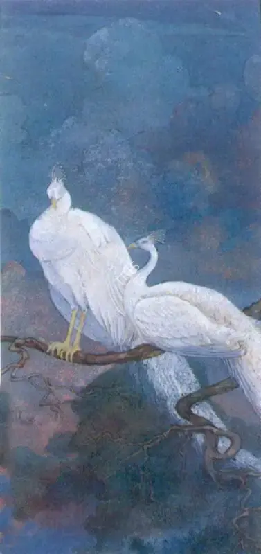 Tagore, Abanindranath (Artist). Peacocks, n.d. | Painting