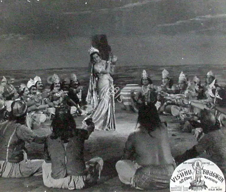 Mahipatray Shah (Producer), Shree Vishnu Bhagwan, 1951, Lobby Card
