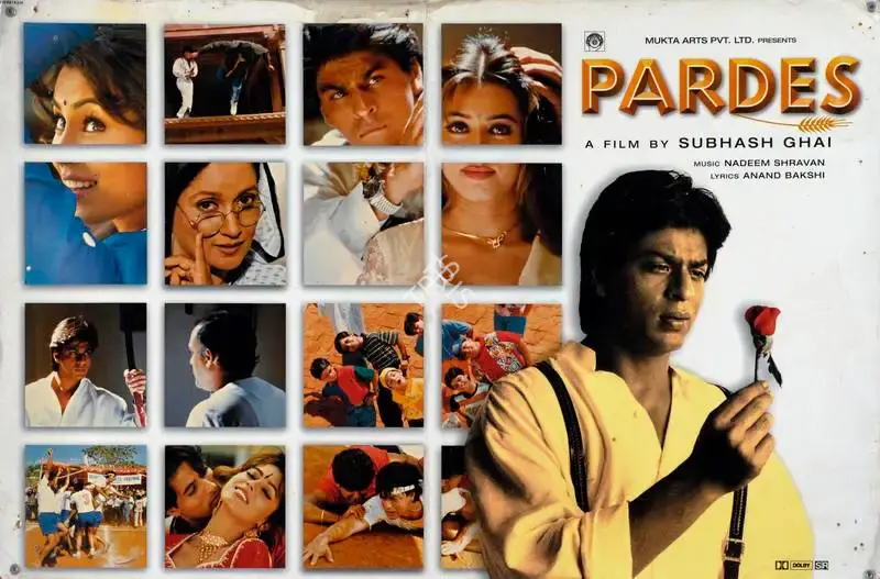 Subhash Ghai (Producer), Pardes, 1997, Lobby Card