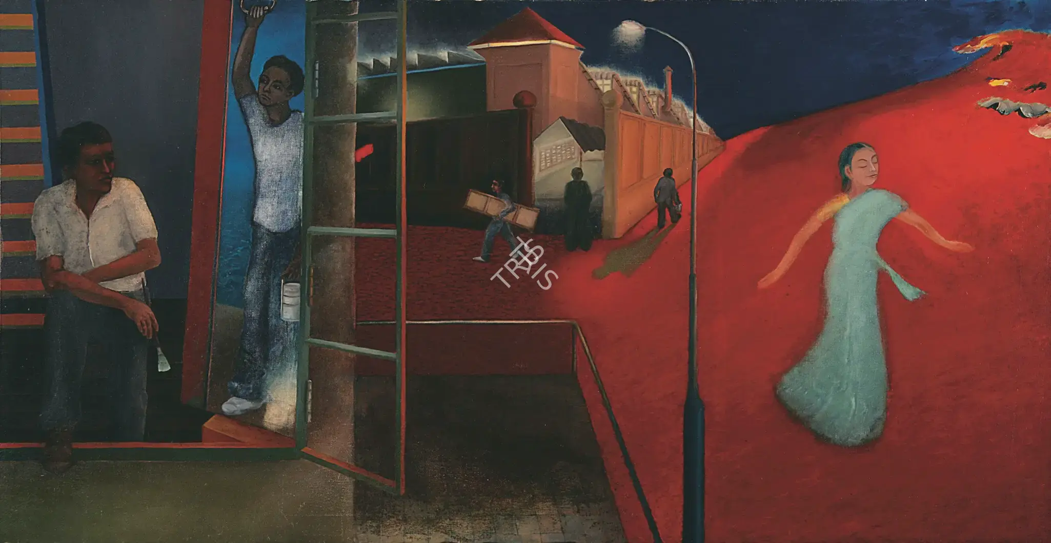 Sundaram, Vivan (Artist). Passage, 1981 | Painting, Os.Del/27.01.12, 2012 · Osian's