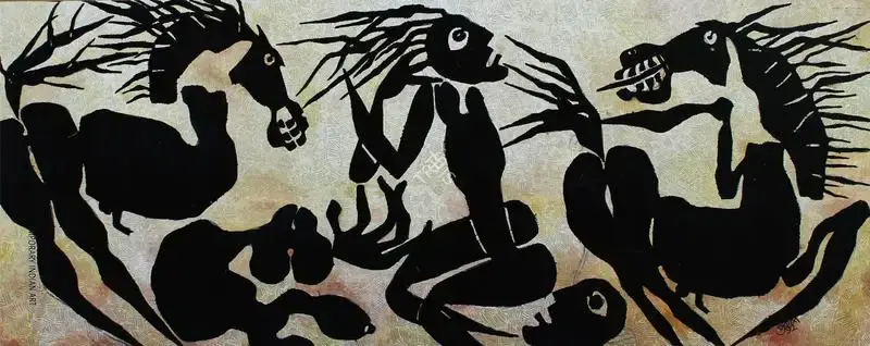 Prokash Karmakar (Artist), Untitled, 1992, Painting