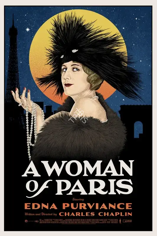 Charlie Chaplin (Producer), A Woman of Paris, 1923, Poster