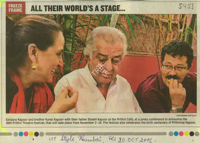 Vijayanand Gupta (Reporter), All Their World's a stage, 2006, Newspaper Clipping