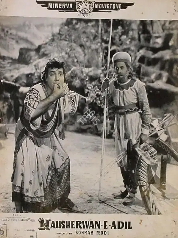 Sohrab Modi (Director), Nausherwan E Adil, 1957, Lobby Card