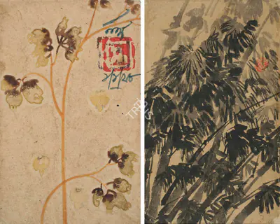 Nandalal Bose (Artist), Untitled (Cotton Flowers), 1928, Painting