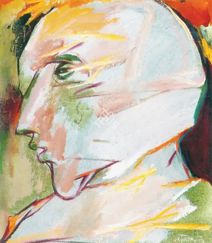 Das, Jatin (Artist). Ready Head, 1976 | Painting, 1996 · Sotheby's