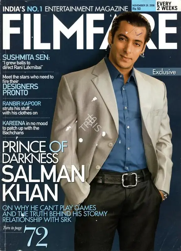 Jitesh Pillaai (Editor), Filmfare, 2008, Magazine