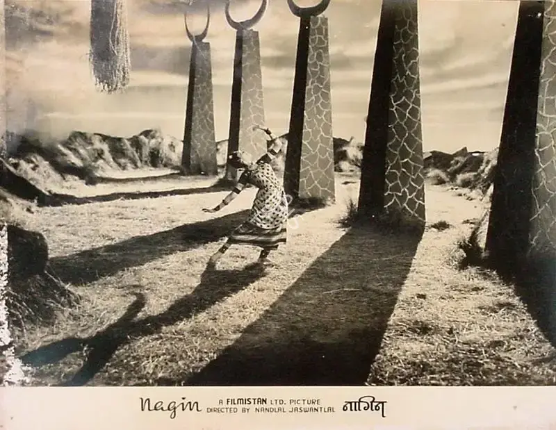 Nandlal Jashwantlal (Director), Nagin, 1954, Lobby Card