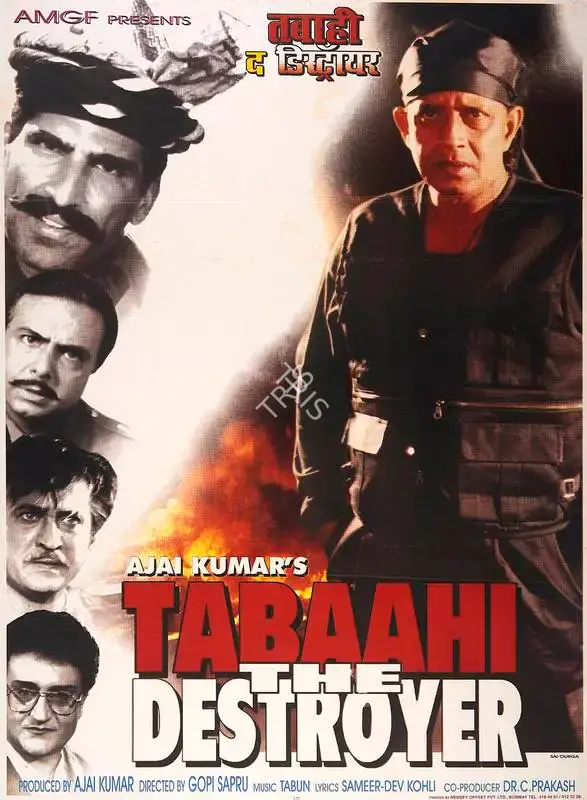 Ajay Kumar (I) (Producer), Tabaahi, 1999, Full Sheet Poster