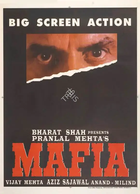 Vijay Mehta (Producer), Mafia, 1996, Full Sheet Poster