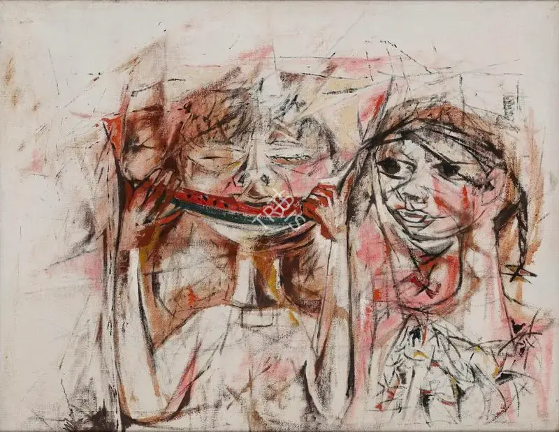 Krishen Khanna (Artist), Untitled, 1955, Painting