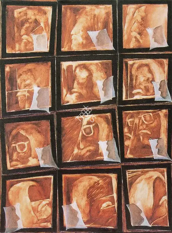 Navjot (Artist), Visions of the Self as the Other, 1997, Painting